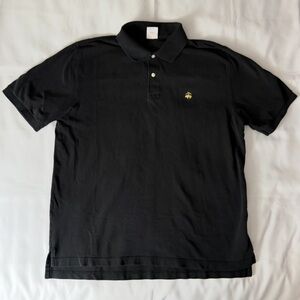 Brooks Brothers Original Fit Black Short Sleeve Performance Polo